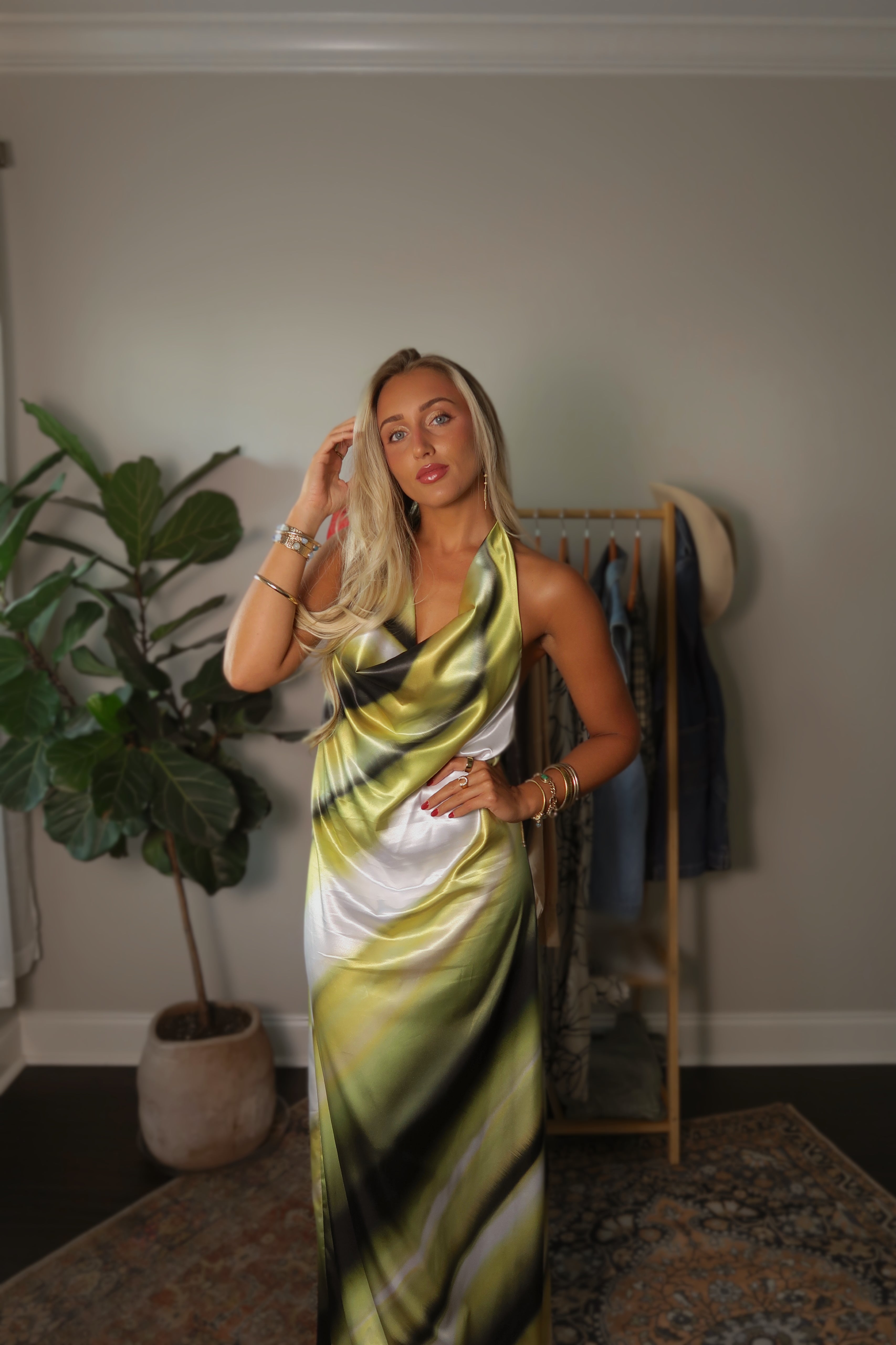 Lime Light Maxi Dress