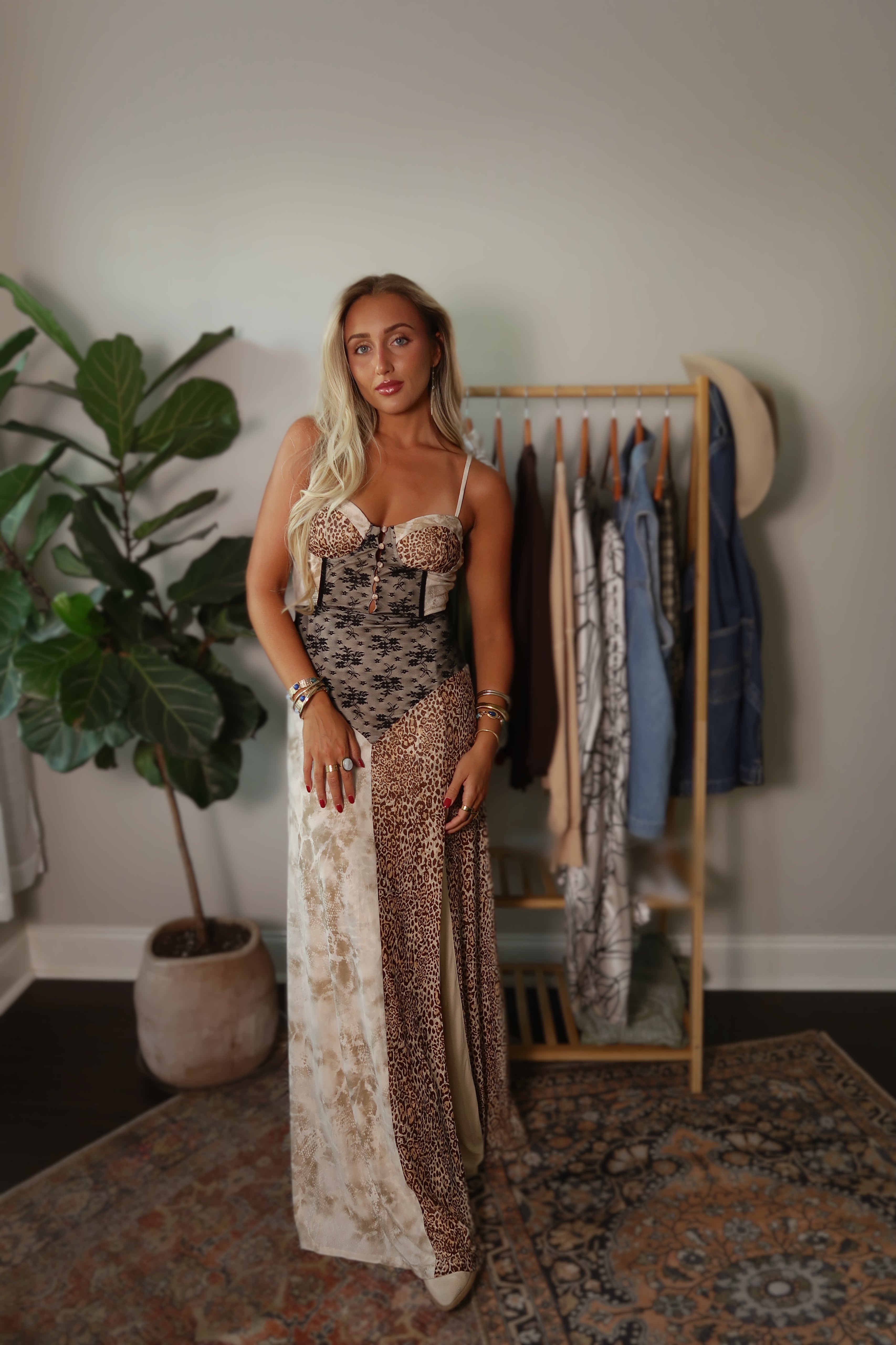 Print Parade Maxi Dress