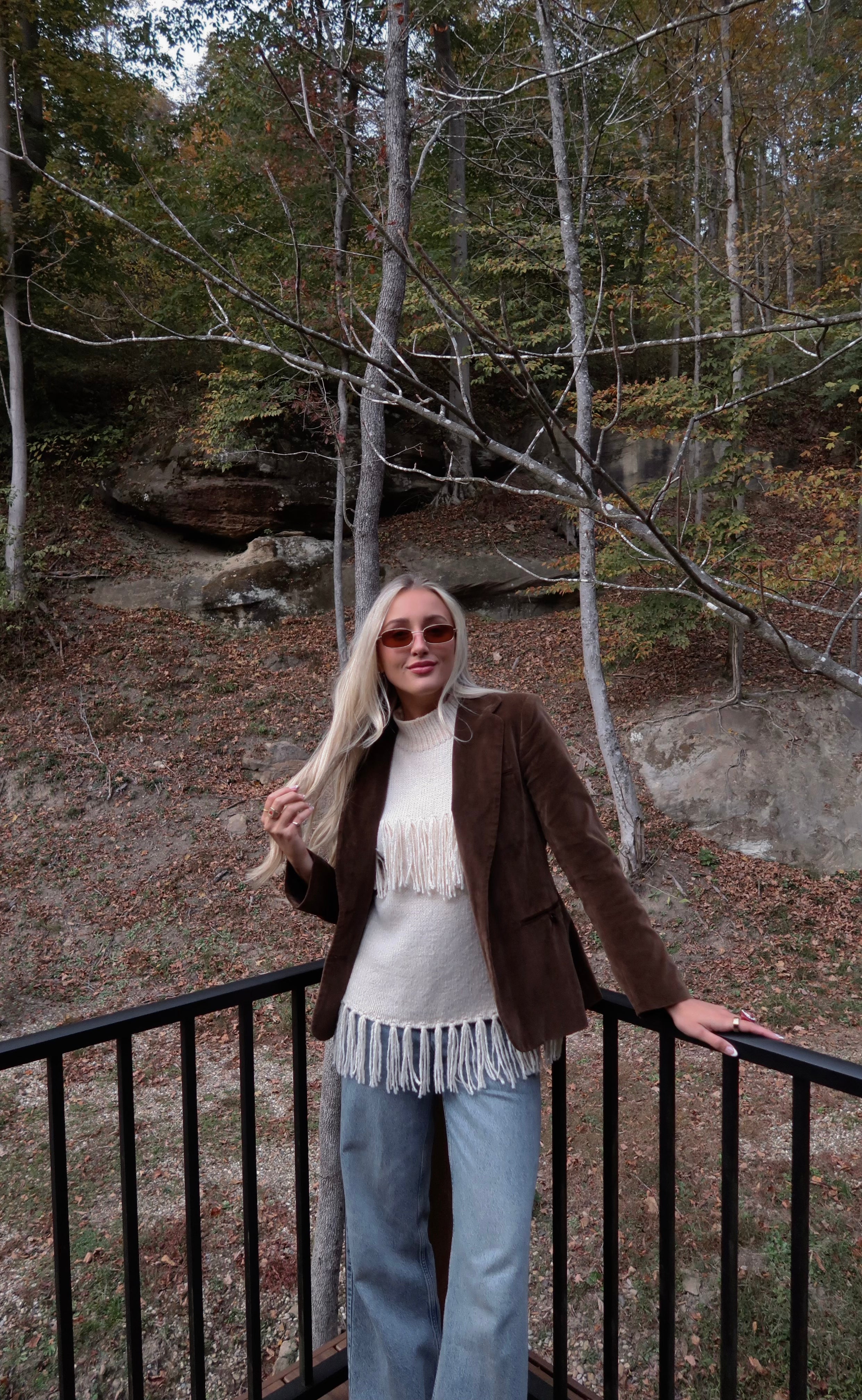 The Timber Fringe Knit Top