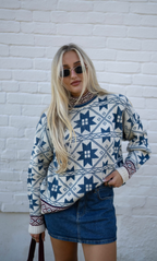 Vintage Blue Ridge Knit Sweater