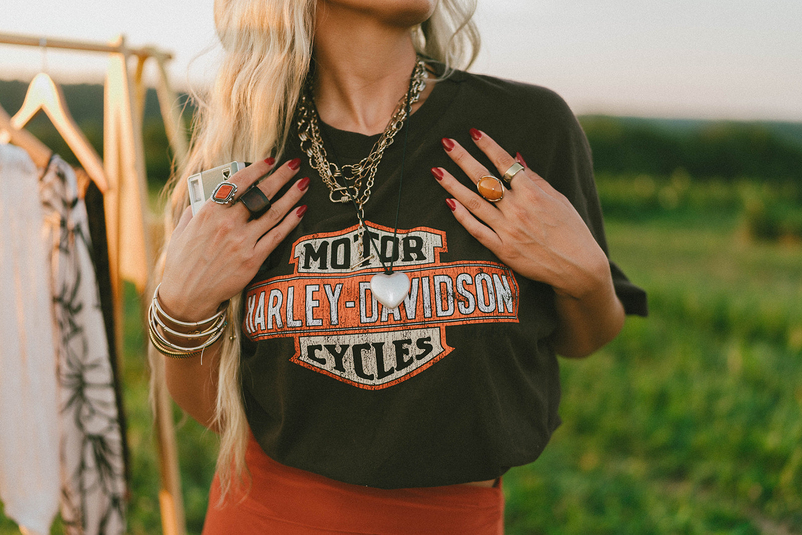 Vintage Brown Harley Davidson Tee