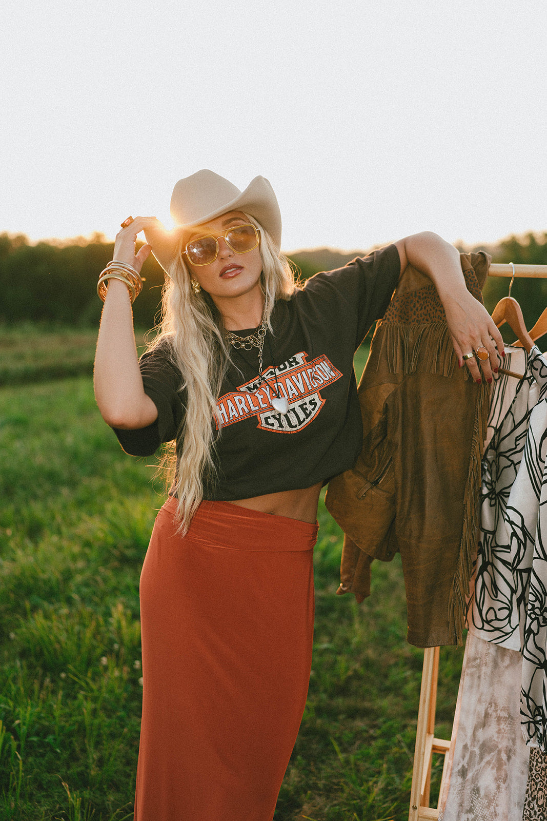 Vintage Brown Harley Davidson Tee