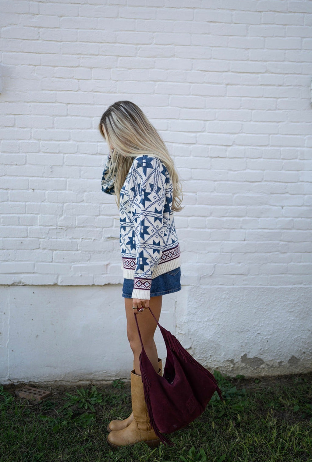 Vintage Blue Ridge Knit Sweater