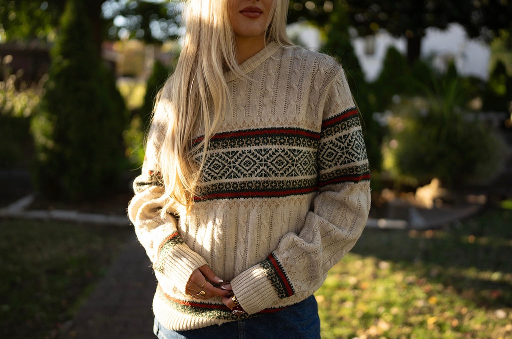 Vintage Woodland Knit Sweater