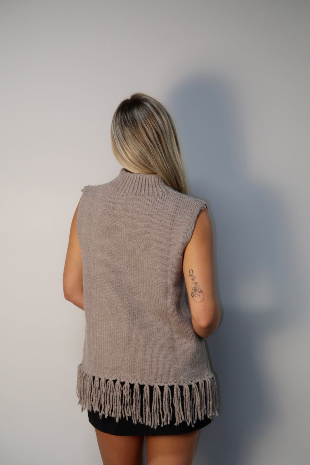The Timber Fringe Knit Top