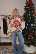 Vintage Red Maple Sweater