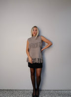 The Timber Fringe Knit Top