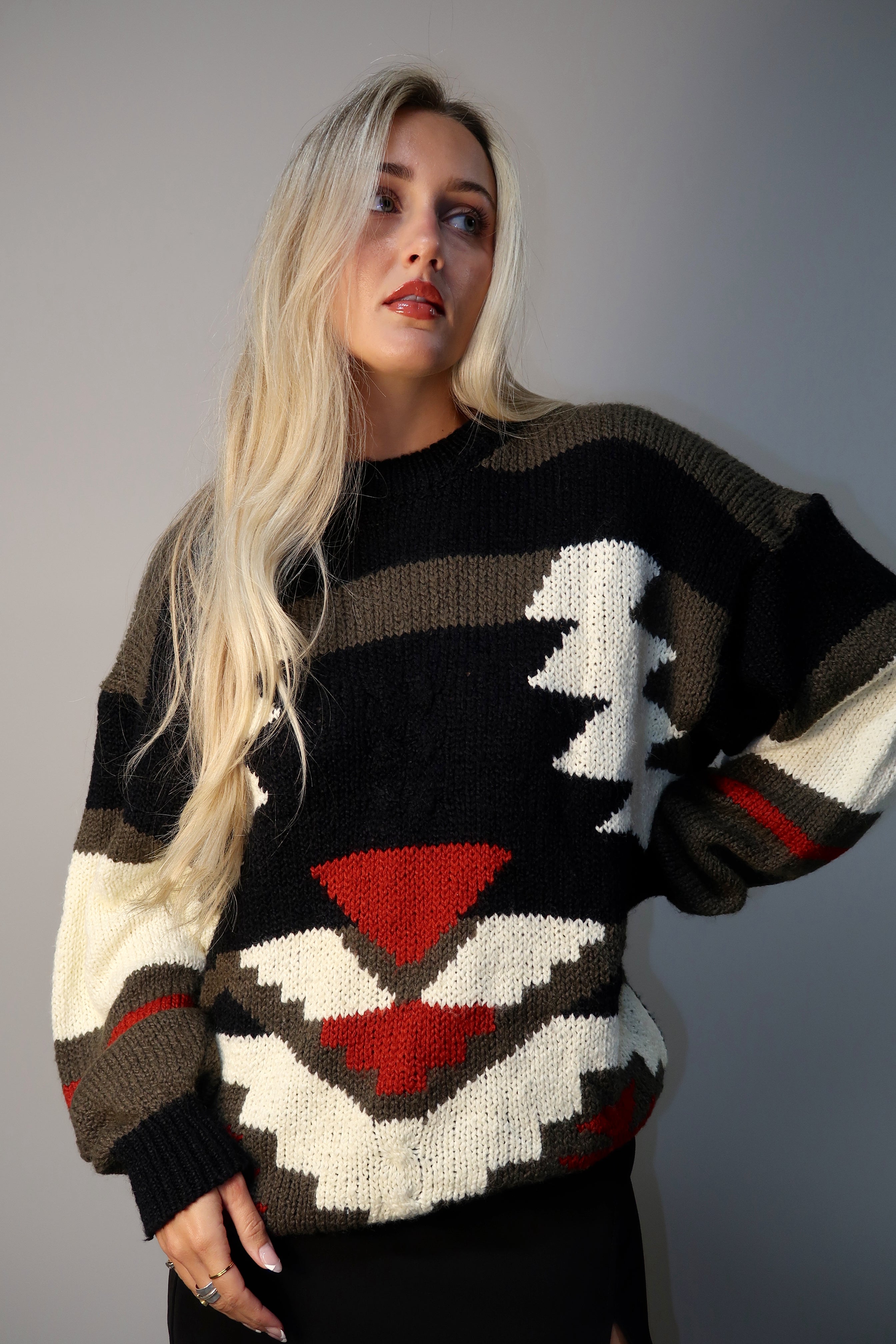 Vintage Red Rock Sweater
