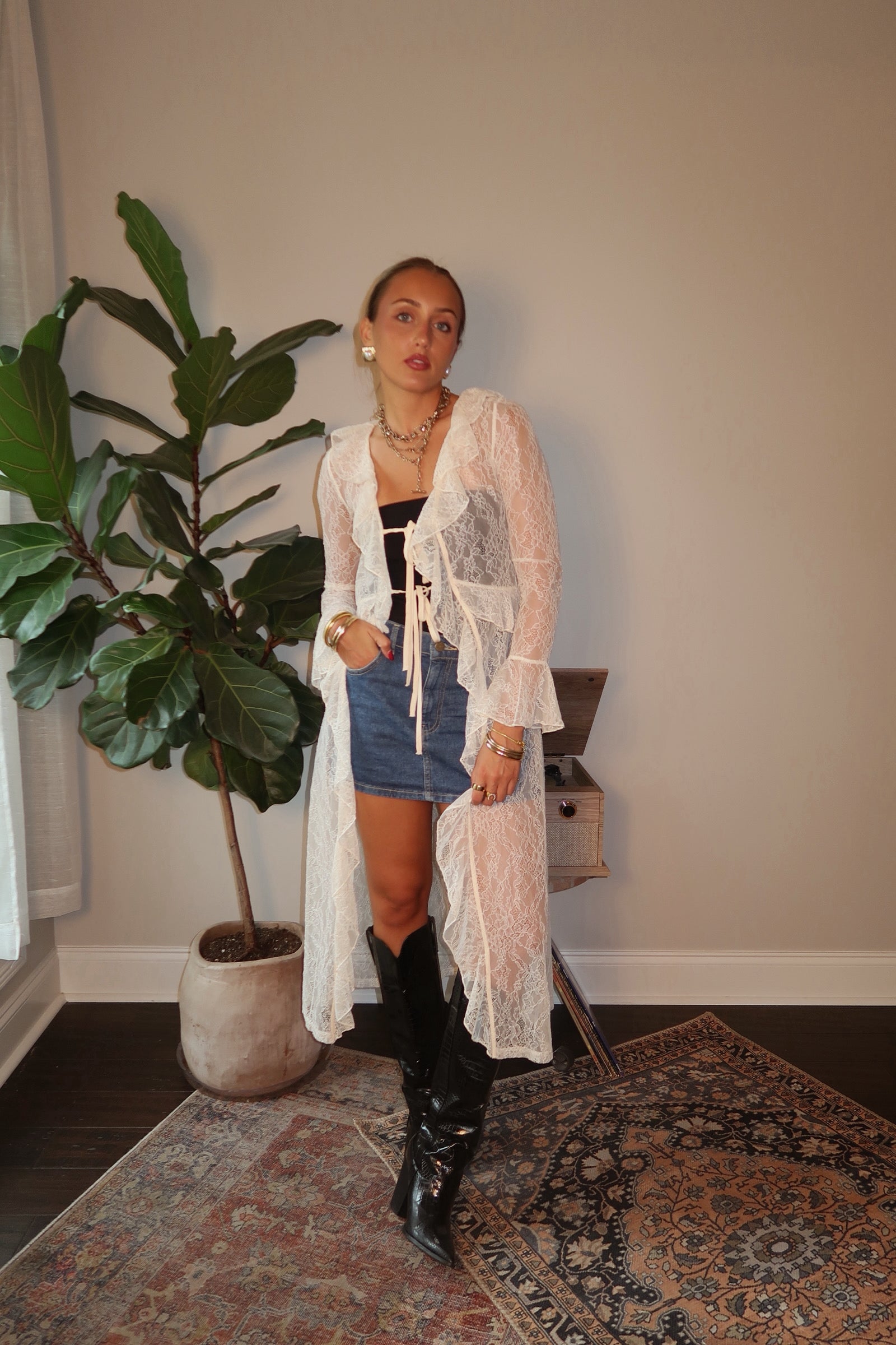 Heirloom Lace Duster
